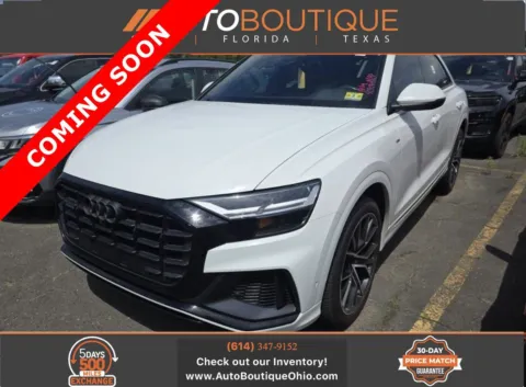 White 2021 Audi Q8 Premium Plus for sale in Columbus, OH