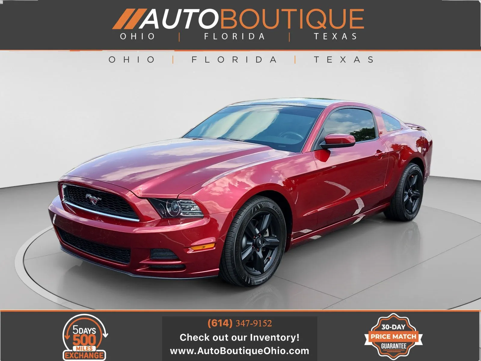 Red 2014 Ford Mustang V6 Premium for sale in Columbus, OH