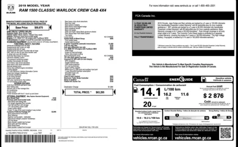 Photos of 2019 Ram 1500 Classic Warlock for sale in Columbus, OH at Auto Boutique Ohio