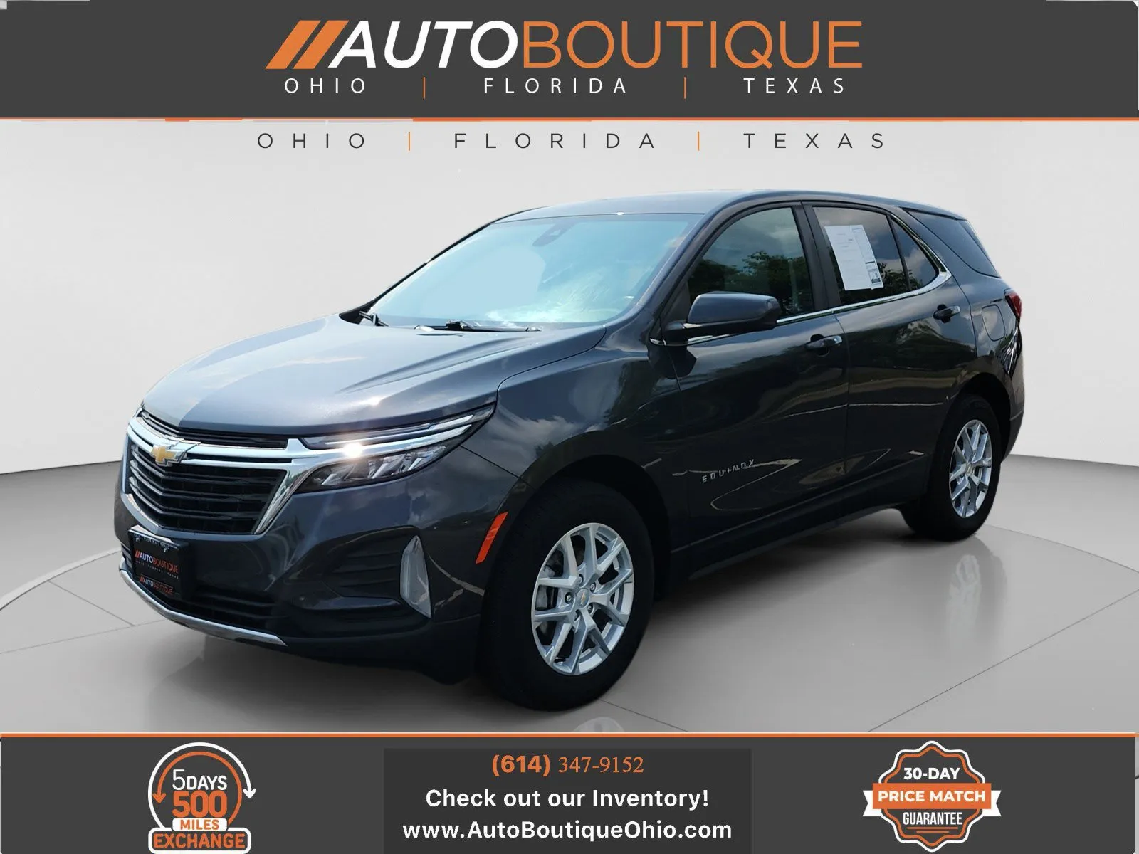 Gray 2022 Chevrolet Equinox LT for sale in Columbus, OH