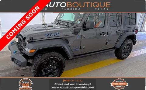 Gray 2023 Jeep Wrangler 4xe Willys 4xe for sale in Columbus, OH