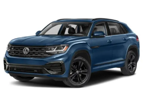 Blue 2023 Volkswagen Atlas Cross Sport 2.0T SEL R-Line Black for sale in Columbus, OH