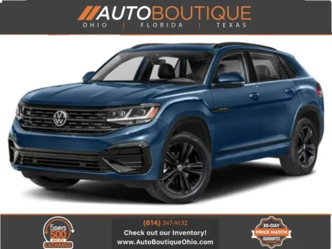 Blue 2023 Volkswagen Atlas Cross Sport 2.0T SEL R-Line Black for sale in Columbus, OH