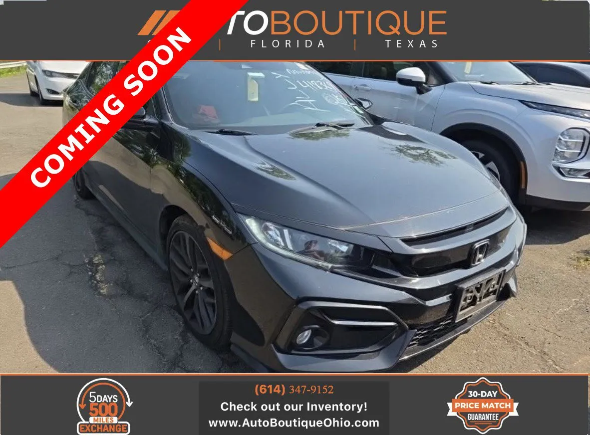 Black 2021 Honda Civic Hatchback Sport for sale in Columbus, OH