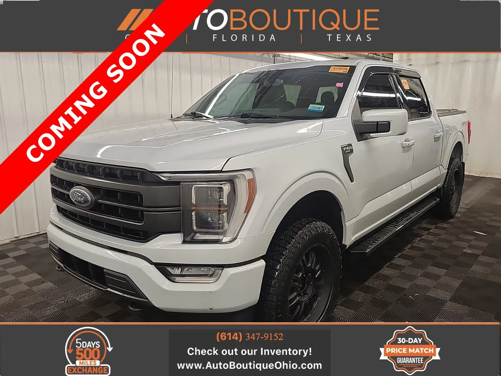 White 2021 Ford F-150 LARIAT for sale in Columbus, OH
