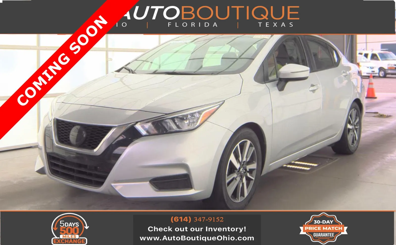 Silver 2021 Nissan Versa SV for sale in Columbus, OH