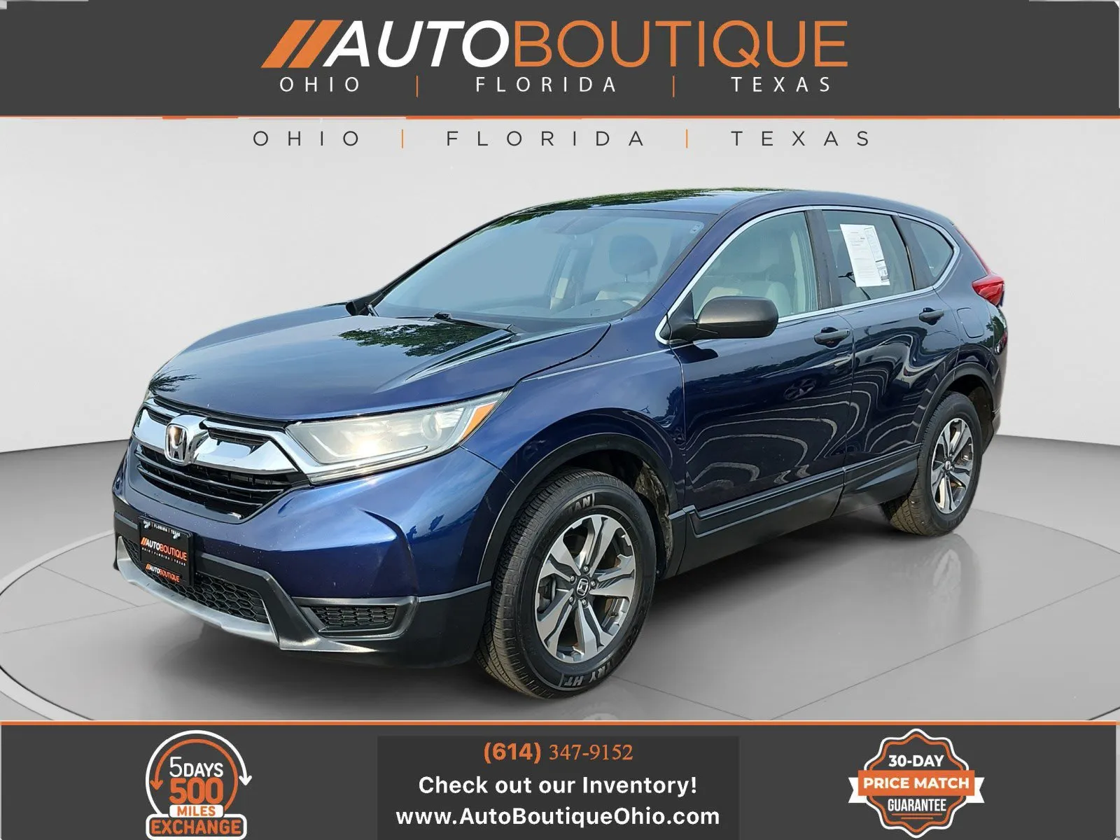 Blue 2019 Honda CR-V LX for sale in Columbus, OH