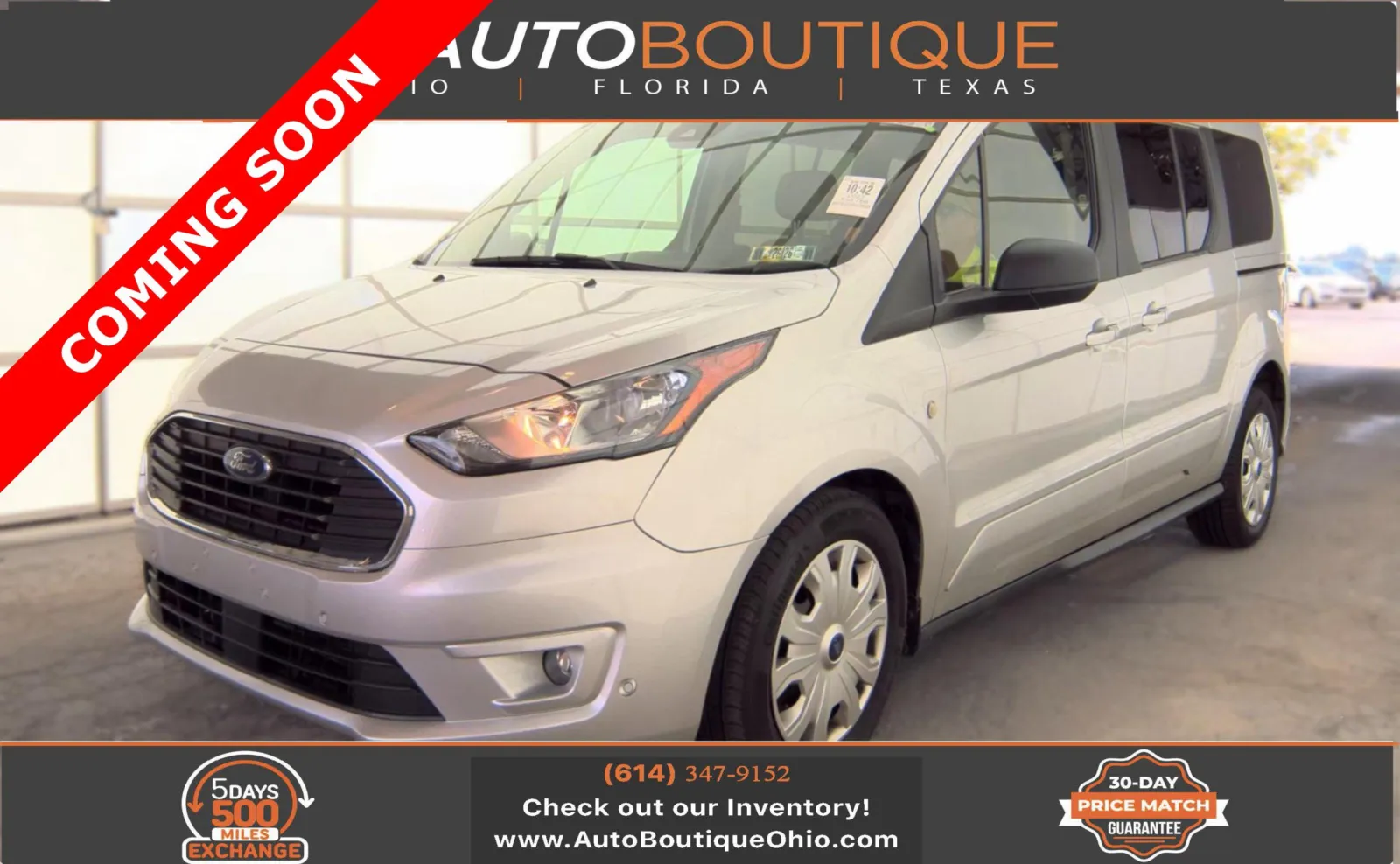 Silver 2022 Ford Transit Connect Wagon XLT for sale in Columbus, OH