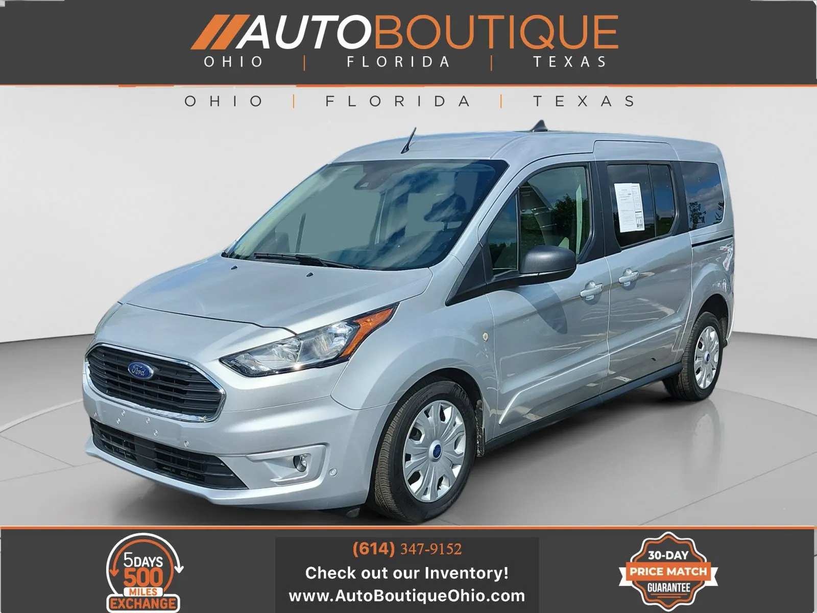 Silver 2022 Ford Transit Connect Wagon XLT for sale in Columbus, OH