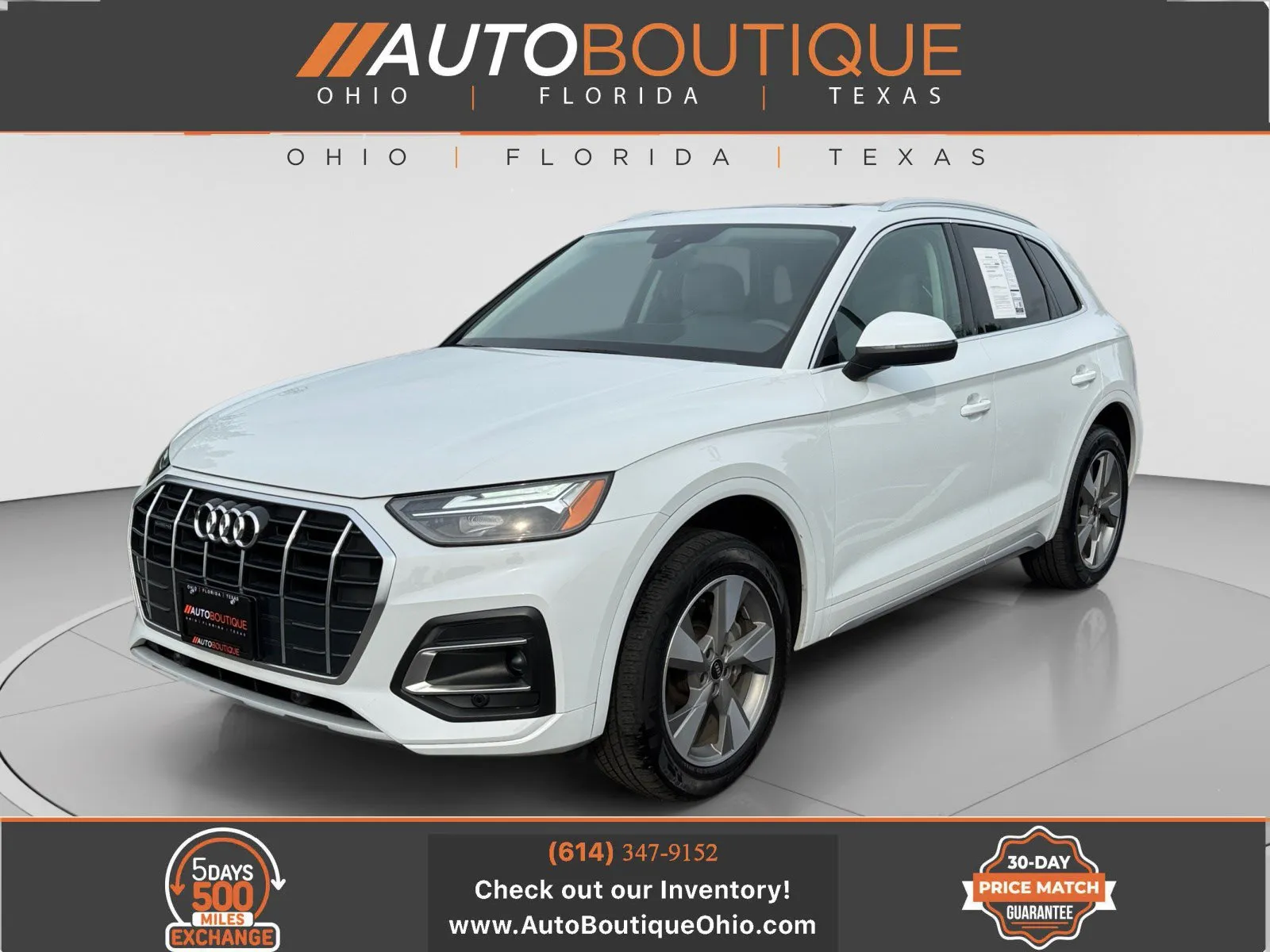 White 2023 Audi Q5 Premium for sale in Columbus, OH