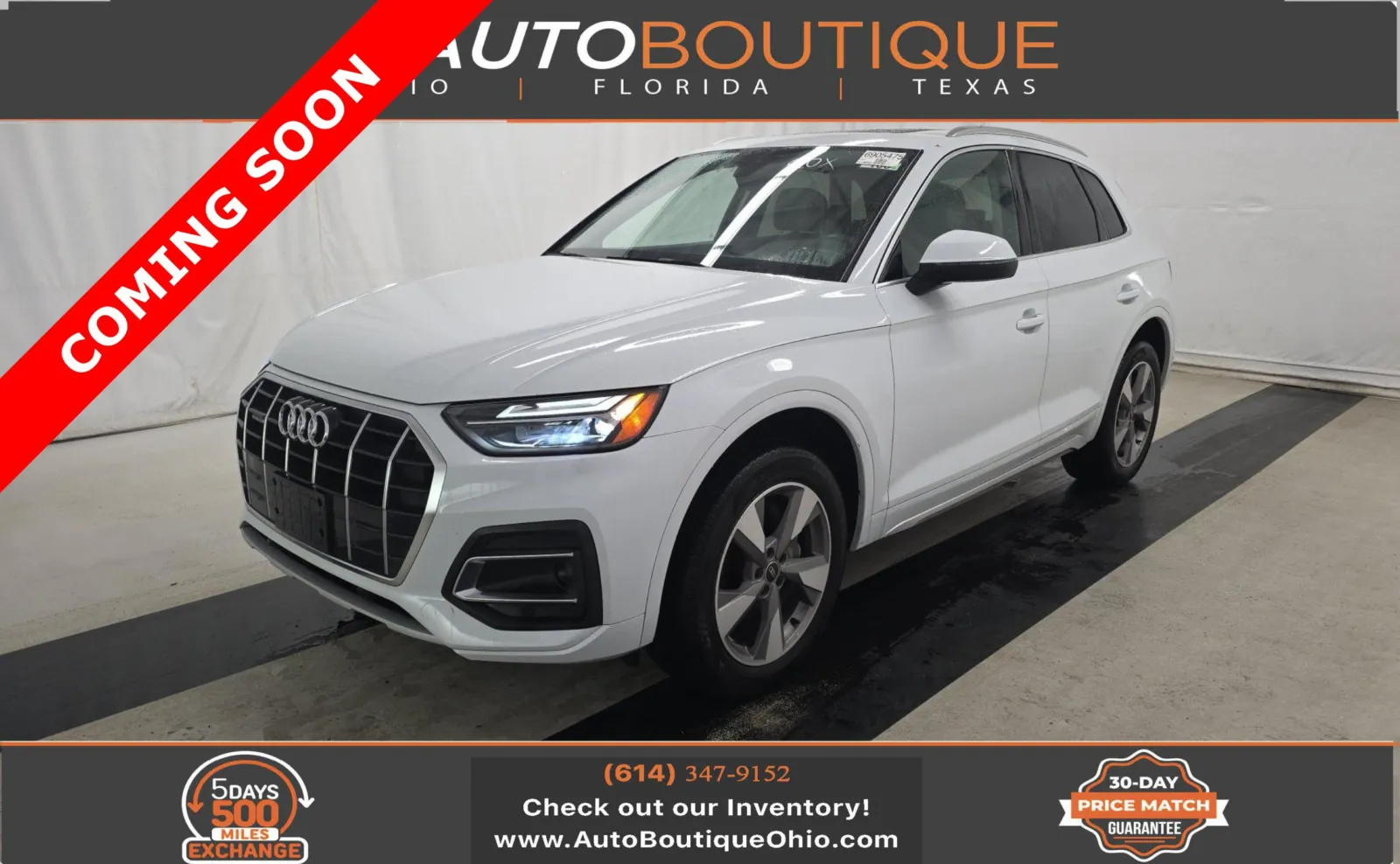 White 2023 Audi Q5 Premium for sale in Columbus, OH