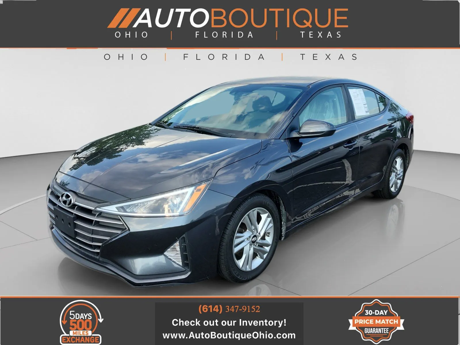 Gray 2020 Hyundai Elantra SEL for sale in Columbus, OH
