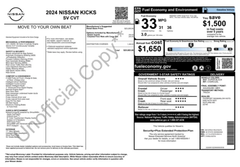 More photos of 2024 Nissan Kicks SV at Auto Boutique Ohio, OH