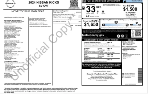 Photos of 2024 Nissan Kicks SV for sale in Columbus, OH at Auto Boutique Ohio