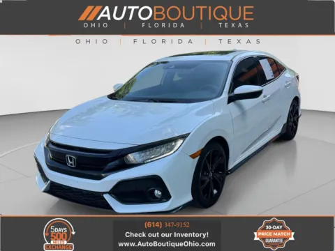White 2017 Honda Civic Hatchback Sport Touring for sale in Columbus, OH