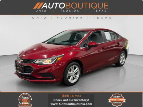 Red 2018 Chevrolet Cruze LT for sale in Columbus, OH