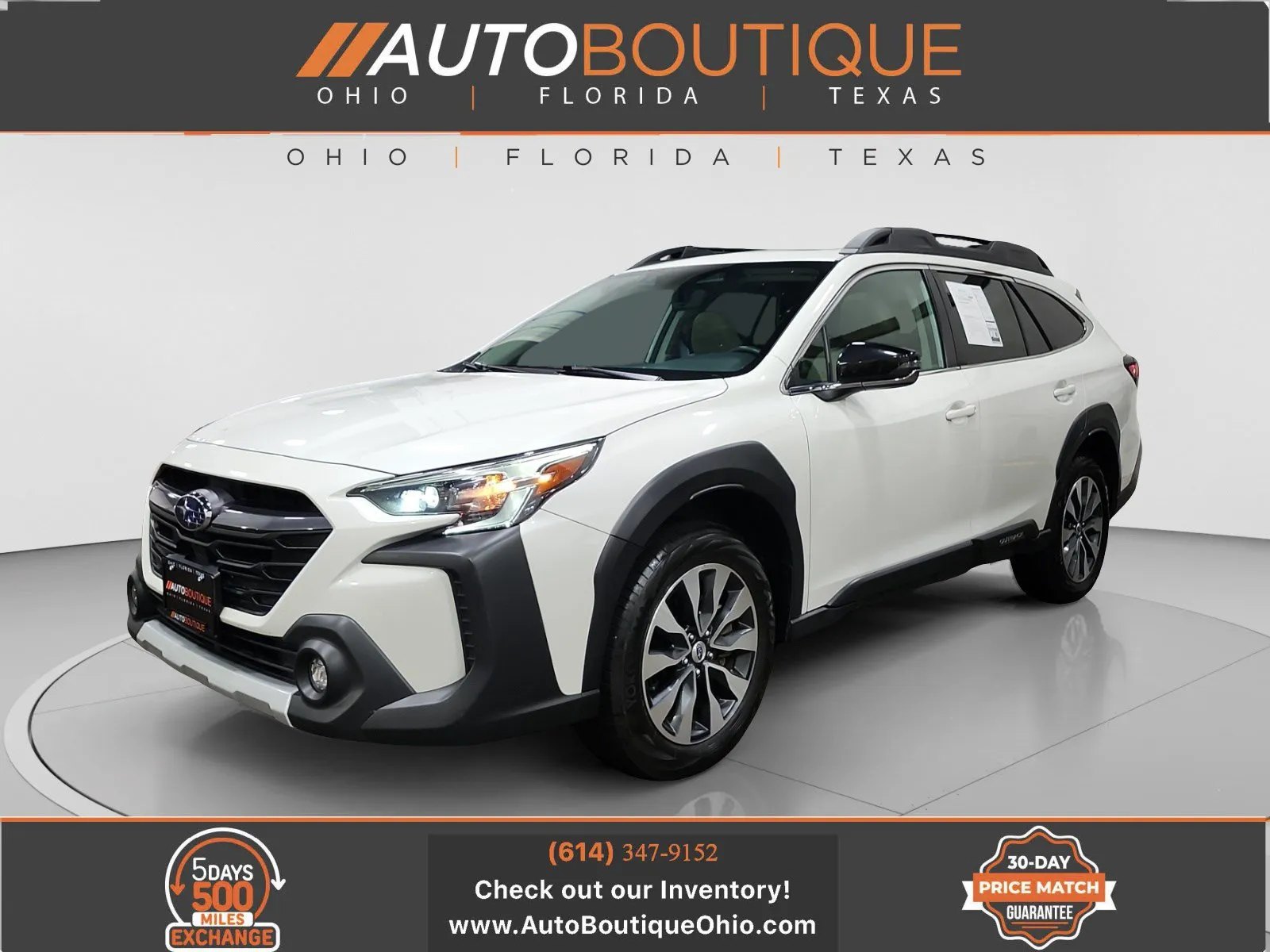 White 2023 Subaru Outback Limited XT for sale in Columbus, OH