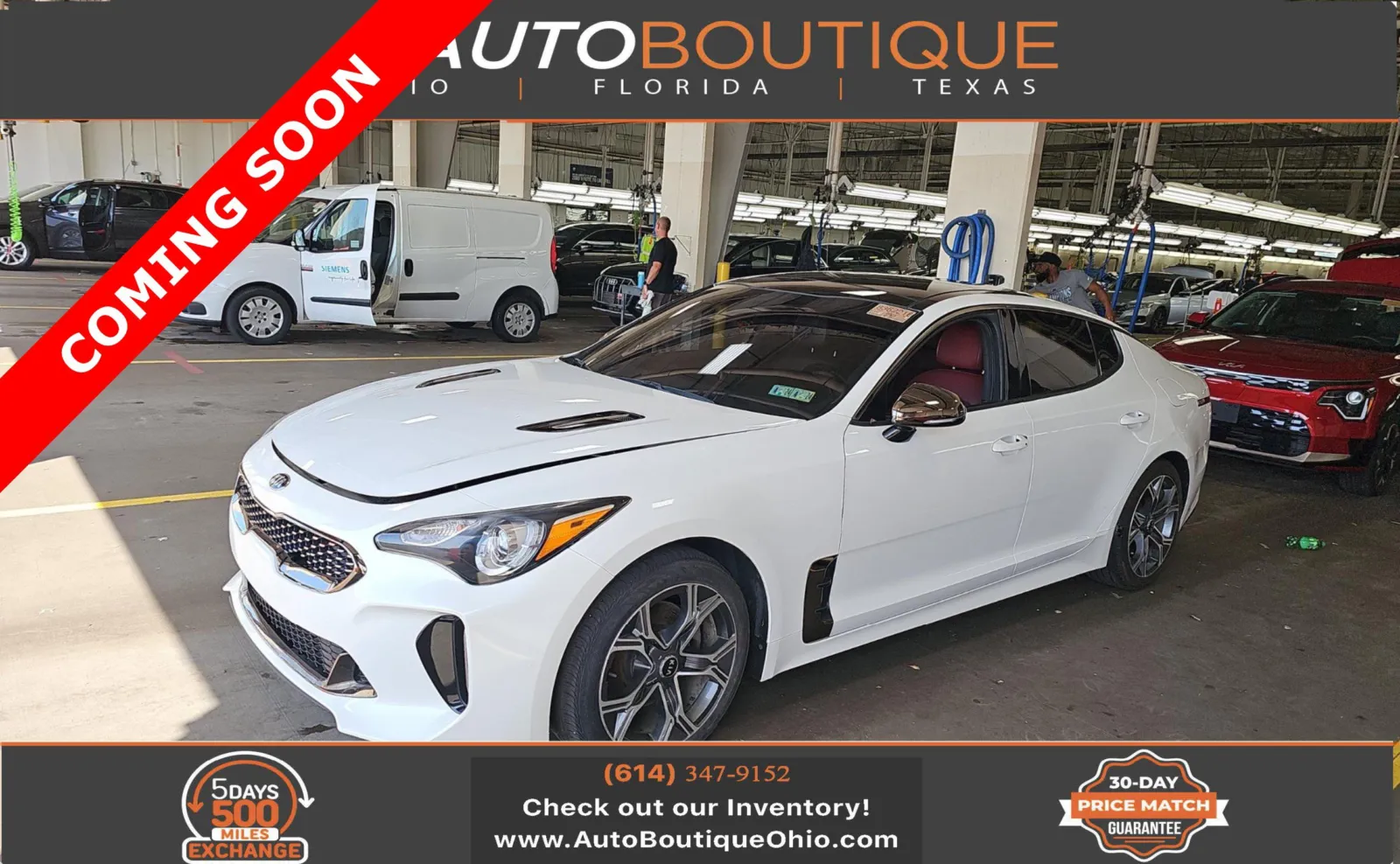 White 2021 Kia Stinger GT-Line for sale in Columbus, OH
