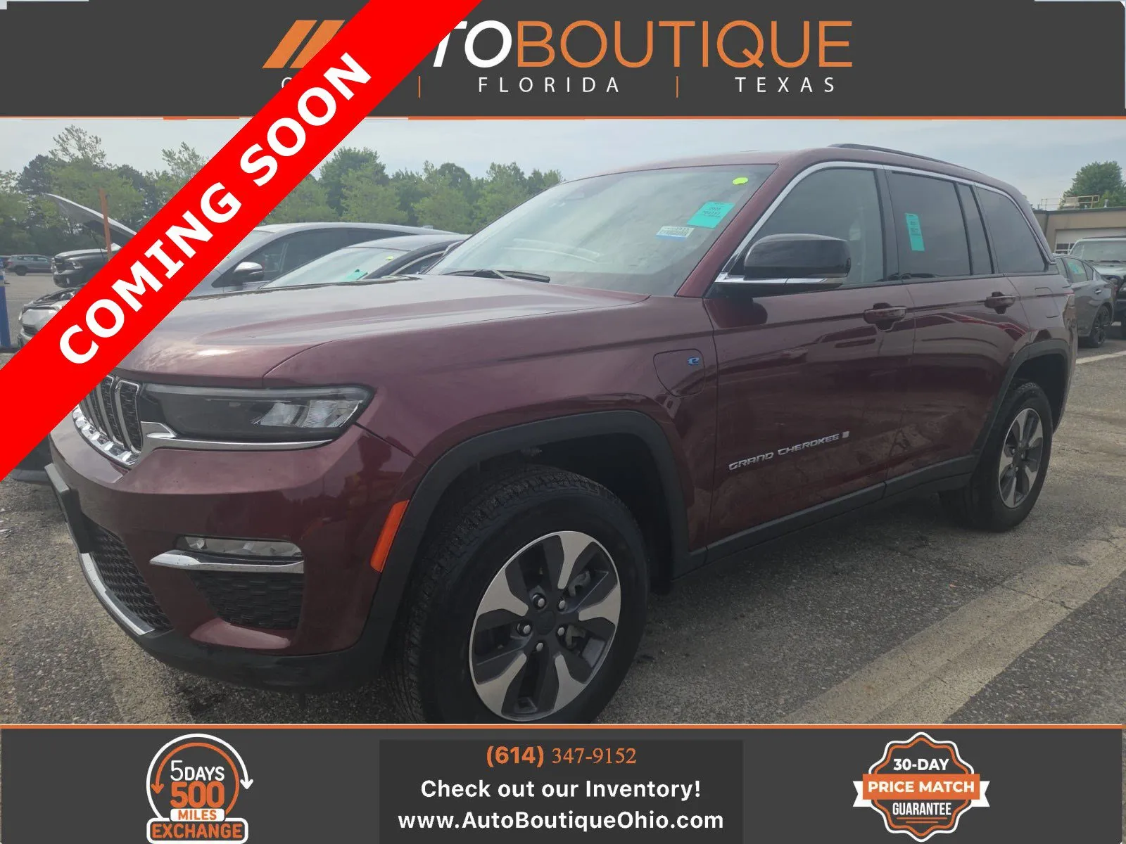 Red 2023 Jeep Grand Cherokee 4xe for sale in Columbus, OH