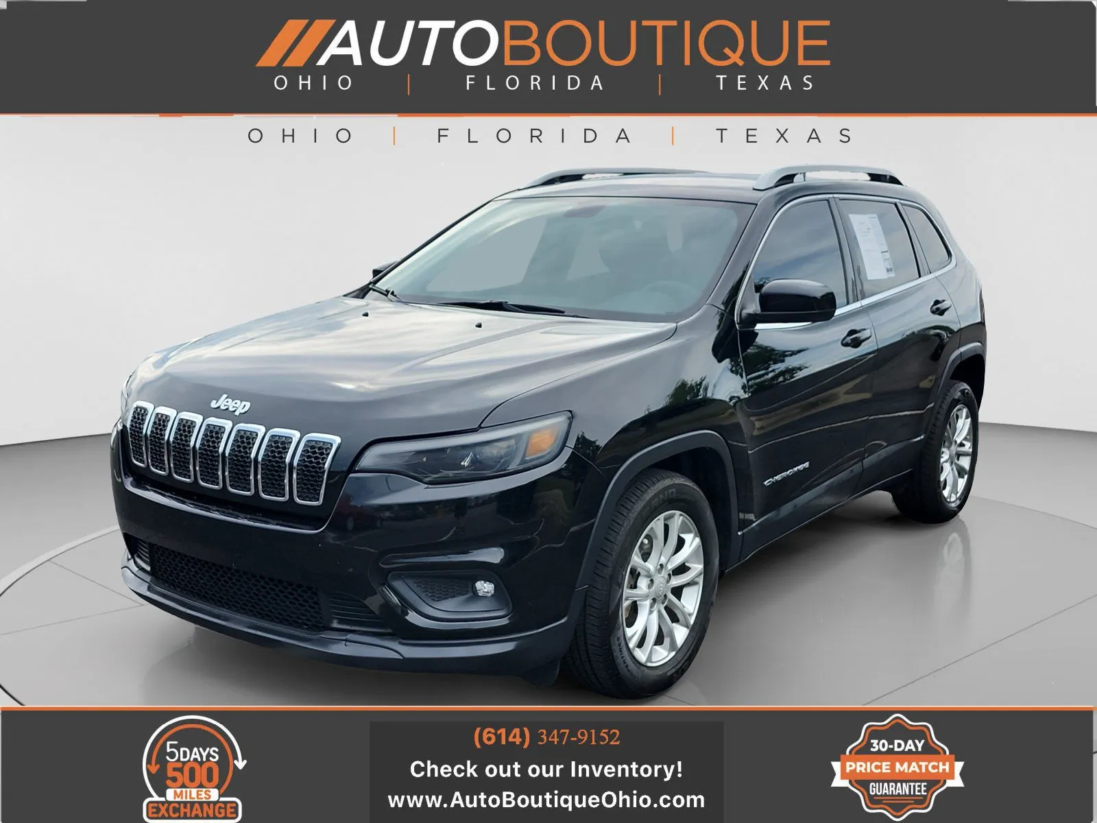 Black 2019 Jeep Cherokee Latitude for sale in Columbus, OH