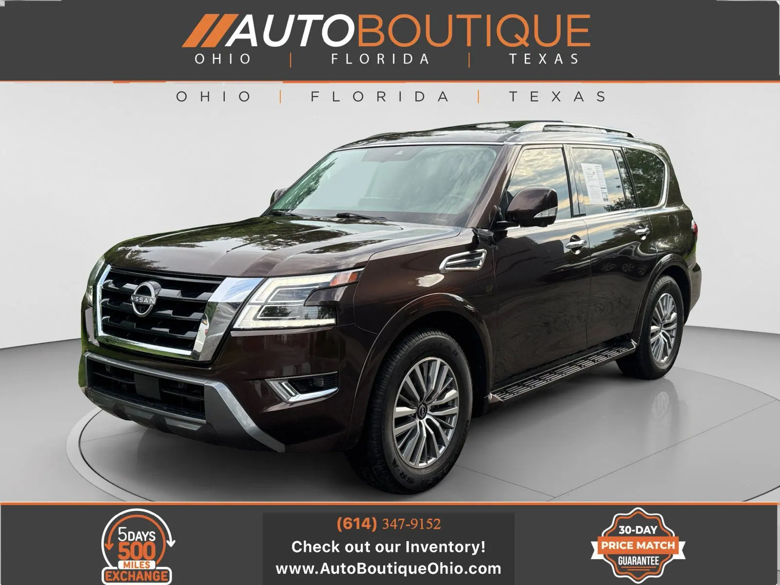 Brown 2022 Nissan Armada SL for sale in Columbus, OH