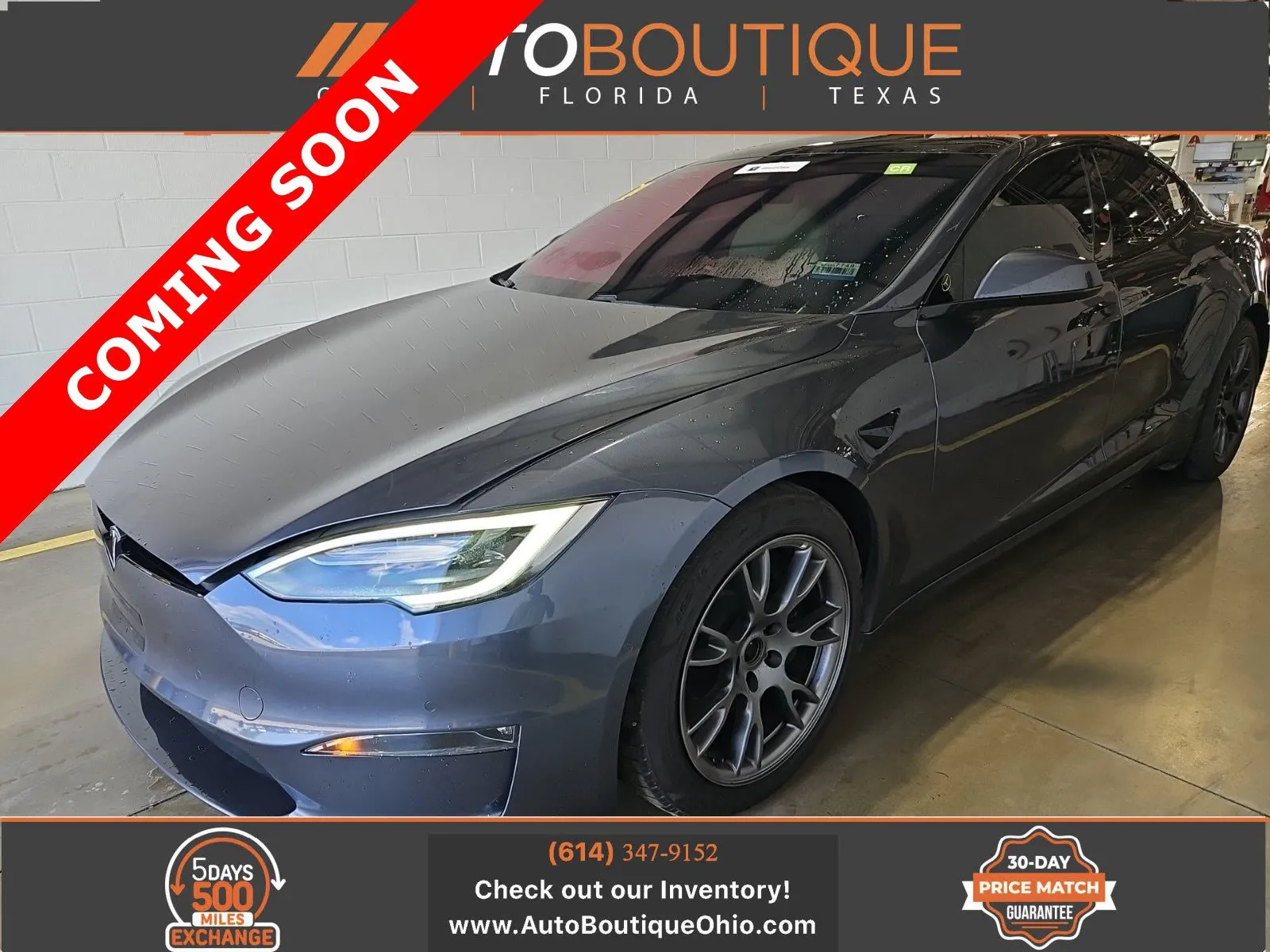Gray 2022 Tesla Model S Plaid for sale in Columbus, OH