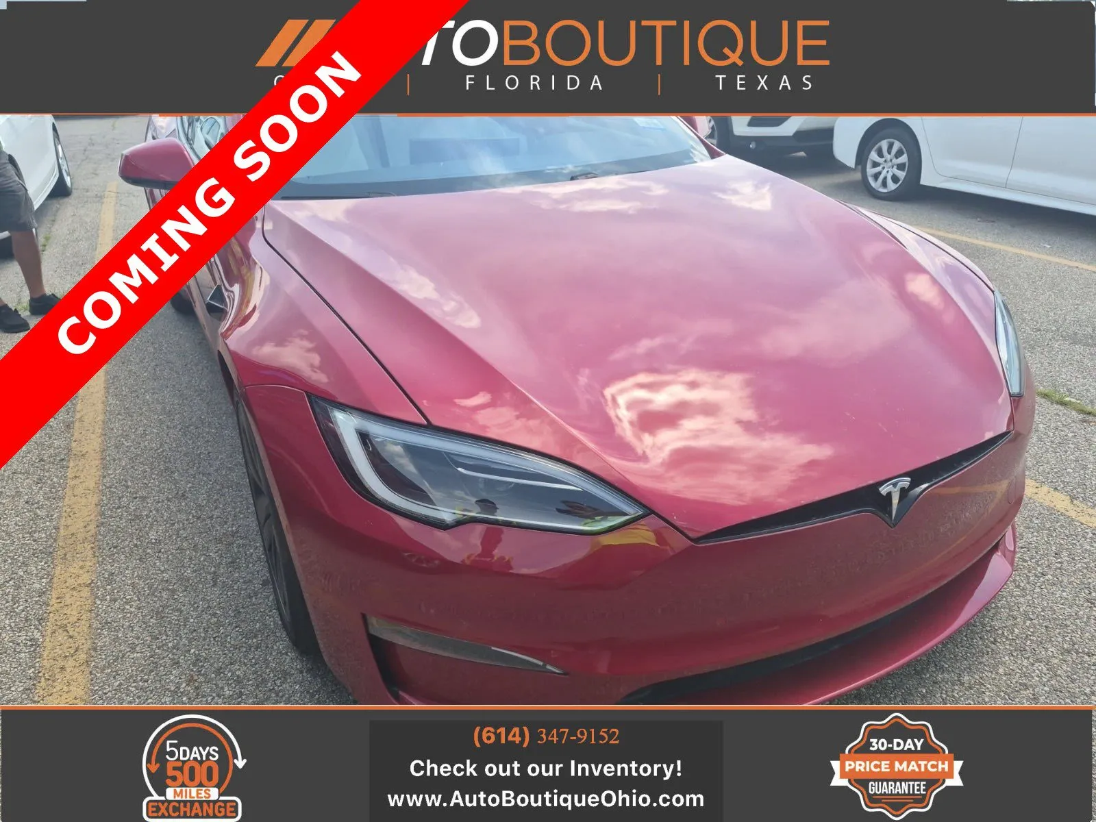 Red 2023 Tesla Model S Standard Range for sale in Columbus, OH