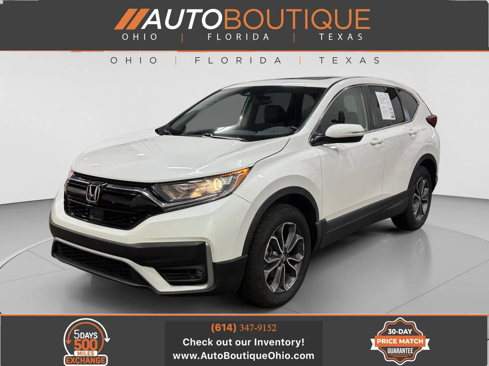 White 2022 Honda CR-V EX-L for sale in Columbus, OH