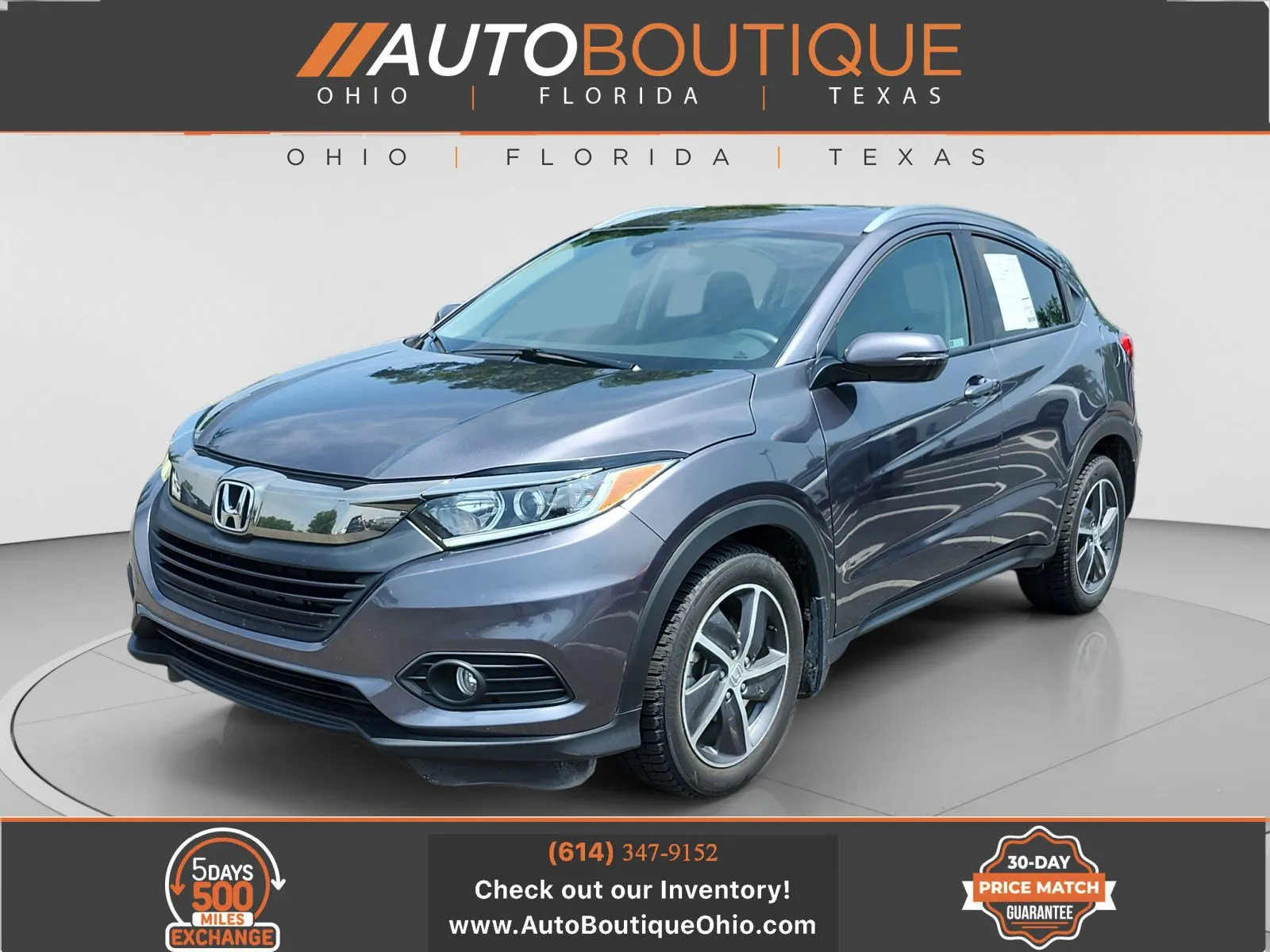 Gray 2022 Honda HR-V EX for sale in Columbus, OH