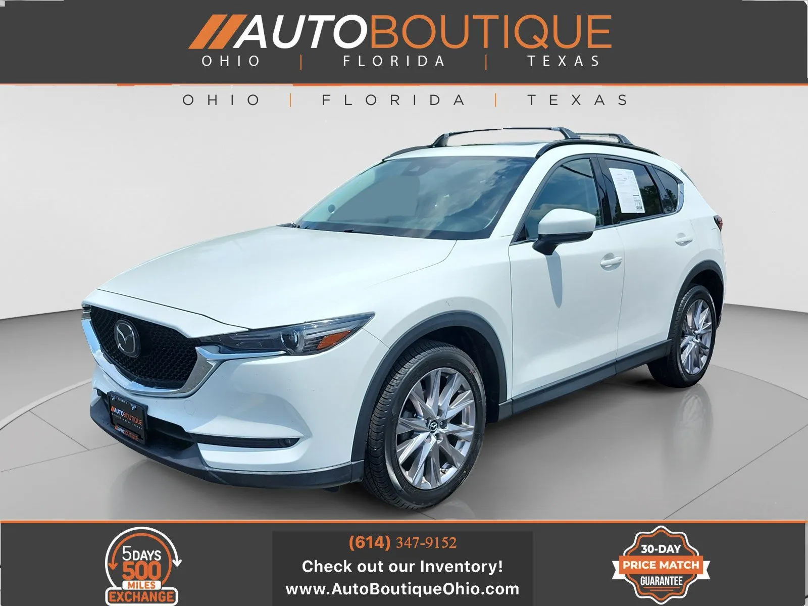 White 2020 Mazda CX-5 Grand Touring for sale in Columbus, OH