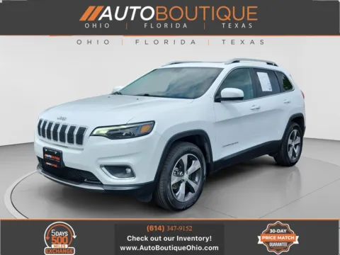 White 2019 Jeep Cherokee Limited for sale in Columbus, OH