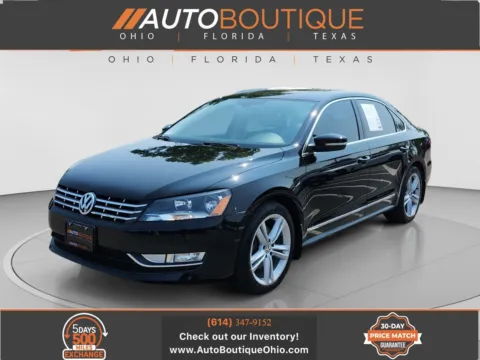 Black 2013 Volkswagen Passat SEL Premium for sale in Columbus, OH