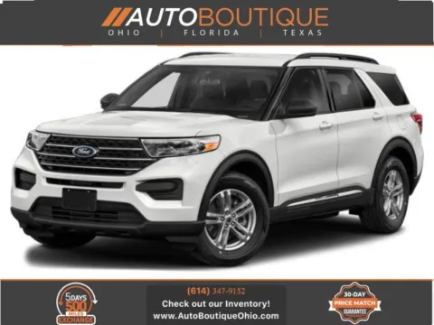White 2021 Ford Explorer XLT for sale in Columbus, OH