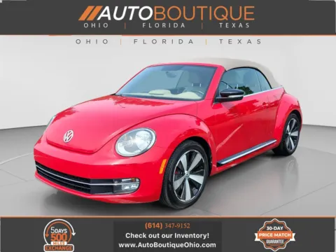 Red 2013 Volkswagen Beetle Convertible 2.0T for sale in Columbus, OH