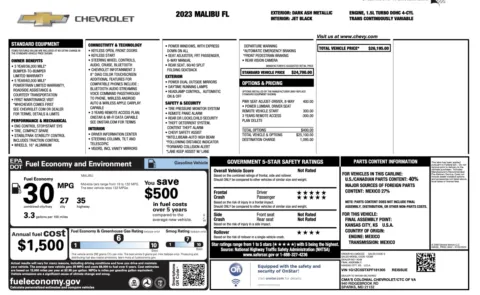 More photos of 2023 Chevrolet Malibu LS at Auto Boutique Ohio, OH