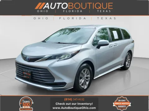 Silver 2021 Toyota Sienna LE for sale in Columbus, OH