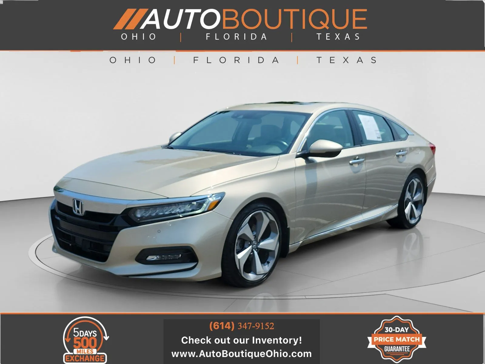 2018 Honda Accord Sedan Touring 1.5T for sale in Columbus, OH