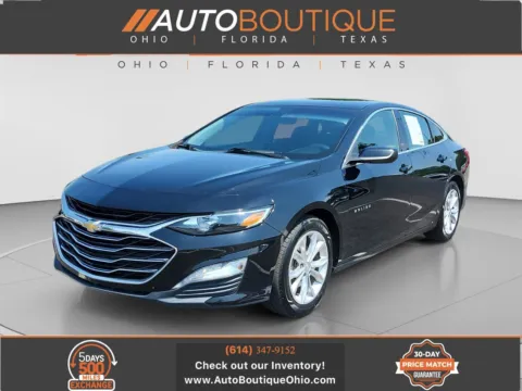Black 2020 Chevrolet Malibu LT for sale in Columbus, OH