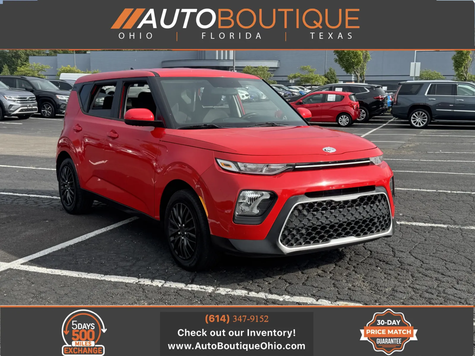Red 2020 Kia Soul LX for sale in Columbus, OH