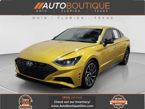 Yellow 2020 Hyundai Sonata SEL Plus for sale in Columbus, OH