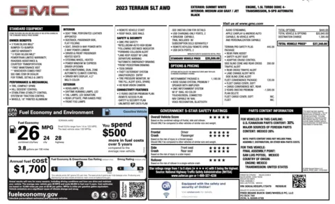 Photos of 2023 GMC Terrain SLT for sale in Columbus, OH at Auto Boutique Ohio