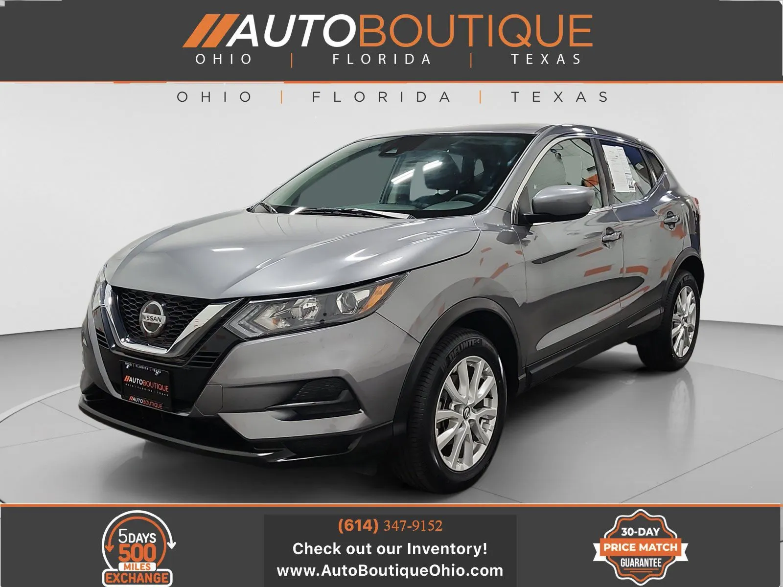 Gray 2021 Nissan Rogue Sport S for sale in Columbus, OH