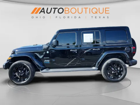 Photos of 2021 Jeep Wrangler 4xe Unlimited Sahara for sale in Columbus, OH at Auto Boutique Ohio