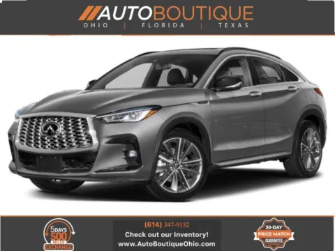 Black 2022 INFINITI QX55 LUXE for sale in Columbus, OH