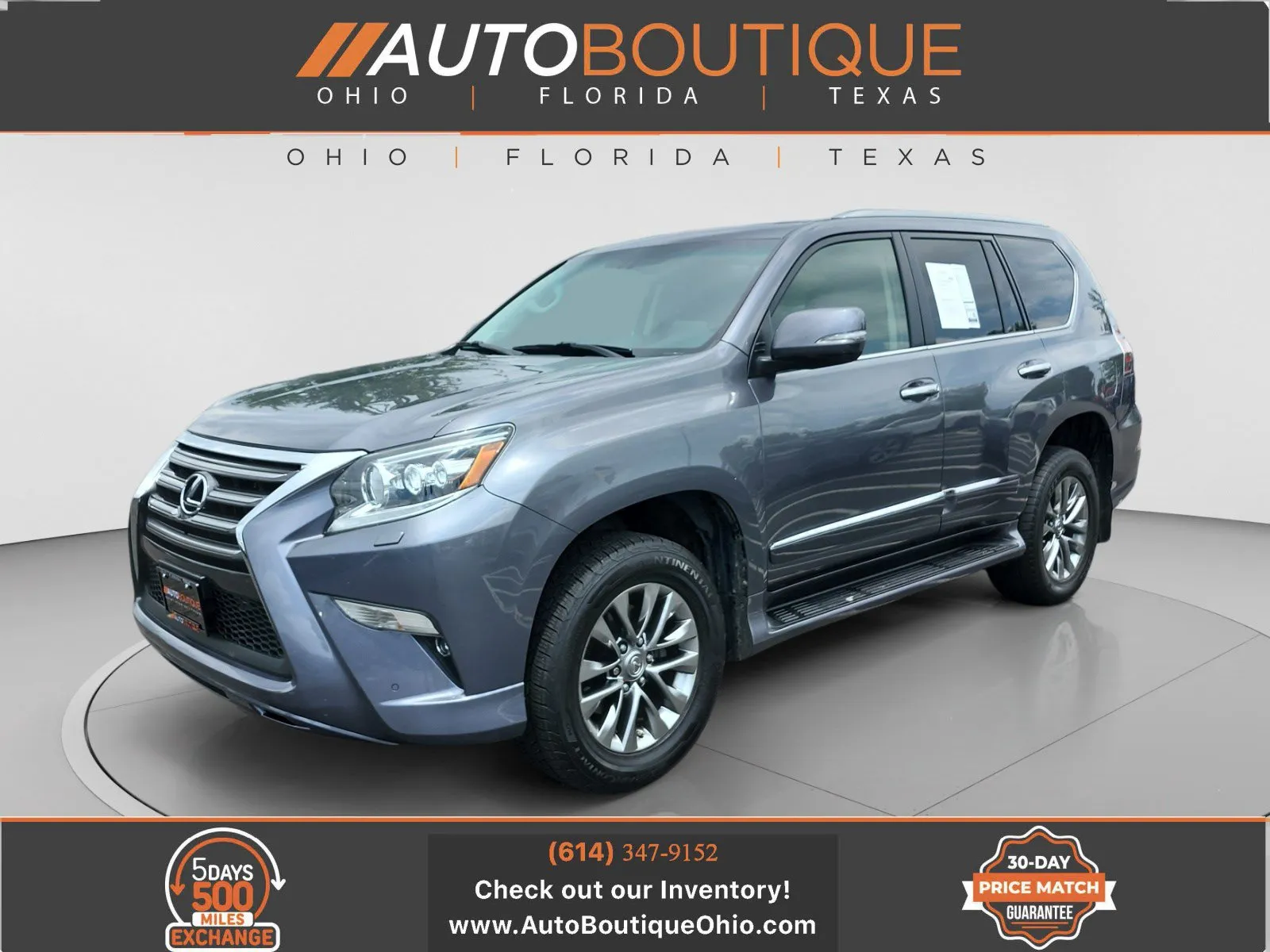Gray 2016 Lexus GX 460 Luxury for sale in Columbus, OH