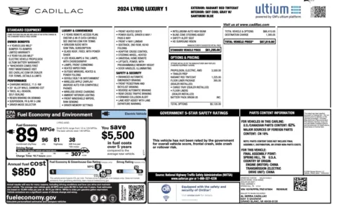 More photos of 2024 Cadillac LYRIQ Luxury at Auto Boutique Ohio, OH