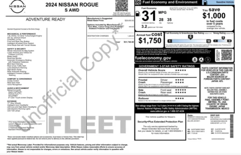 Photos of 2024 Nissan Rogue S for sale in Columbus, OH at Auto Boutique Ohio