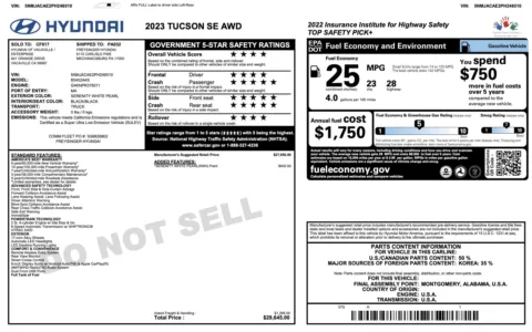 Photos of 2023 Hyundai Tucson SE for sale in Columbus, OH at Auto Boutique Ohio