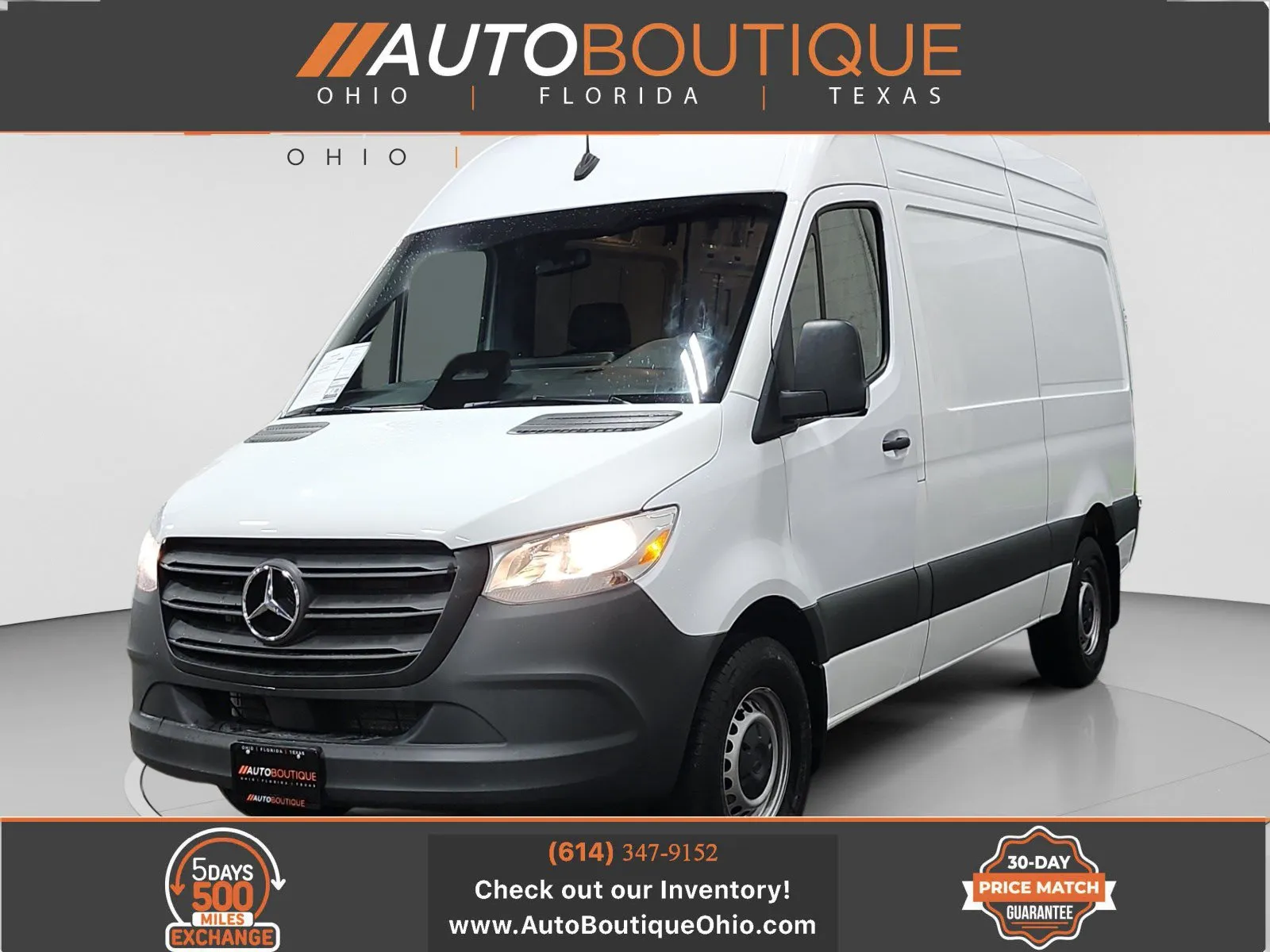 White 2025 Mercedes-Benz Sprinter Cargo Van 2500 for sale in Columbus, OH