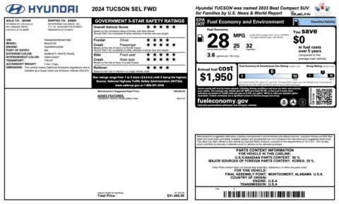 More photos of 2024 Hyundai Tucson SEL at Auto Boutique Ohio, OH
